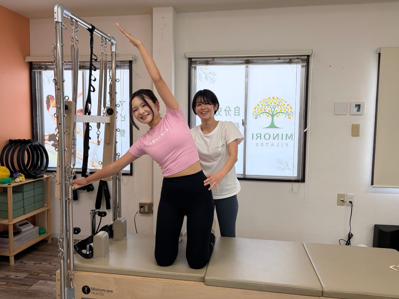 タワーでのパーソナルレッスンの様子